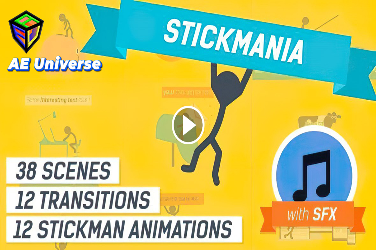 Free after effects stickman video explainer